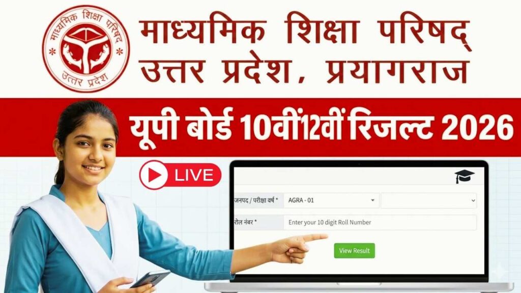 UP Board Result 2026 Live
